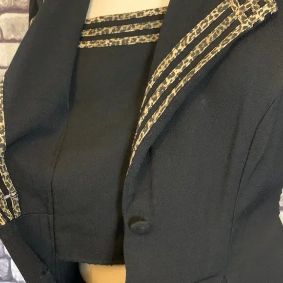 S.L. Fashion Vintage Black Dress Size 12 - Picture 5 of 11